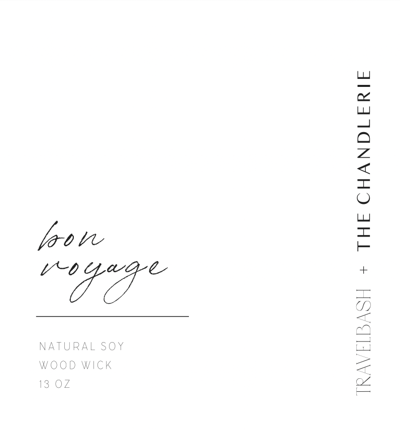Bon Voyage Candle + Wick Trimmer Bundle