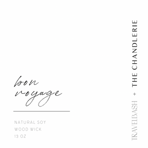Bon Voyage Candle + Wick Trimmer Bundle